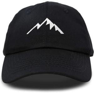 imageDALIX Outdoor Cap Mountain Dad Hat Hiking Trek Wilderness BallcapBlack
