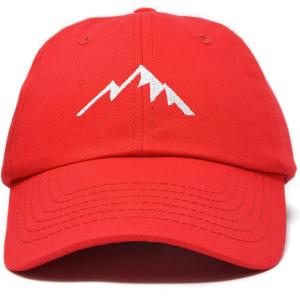 imageDALIX Outdoor Cap Mountain Dad Hat Hiking Trek Wilderness BallcapRed