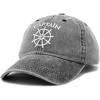 imageDALIX Captain Hat Sailing Baseball Cap Navy Gift Boating Men Women VintageBlack