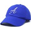 imageDALIX Initial Hat Letter A Womens Baseball Cap Monogram Cursive EmbroiderRoyal Blue