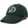imageDALIX Initial Hat Letter D Womens Baseball Cap Monogram Cursive EmbroiderDark Green