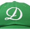 imageDALIX Initial Hat Letter D Womens Baseball Cap Monogram Cursive EmbroiderKelly Green