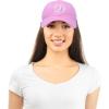 imageDALIX Initial Hat Letter D Womens Baseball Cap Monogram Cursive EmbroiderLight Pink