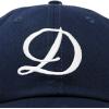 imageDALIX Initial Hat Letter D Womens Baseball Cap Monogram Cursive EmbroiderNavy Blue