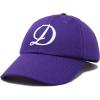 imageDALIX Initial Hat Letter D Womens Baseball Cap Monogram Cursive EmbroiderPurple