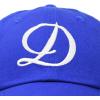 imageDALIX Initial Hat Letter D Womens Baseball Cap Monogram Cursive EmbroiderRoyal Blue