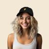 imageDALIX Taco Embroidered Dad Cap Cotton Baseball Hat WomenBlack