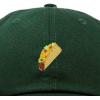 imageDALIX Taco Embroidered Dad Cap Cotton Baseball Hat WomenDark Green
