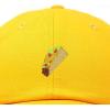imageDALIX Taco Embroidered Dad Cap Cotton Baseball Hat WomenGold