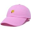 imageDALIX Taco Embroidered Dad Cap Cotton Baseball Hat WomenLight Pink