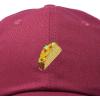 imageDALIX Taco Embroidered Dad Cap Cotton Baseball Hat WomenMaroon