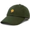 imageDALIX Taco Embroidered Dad Cap Cotton Baseball Hat WomenOlive