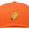 imageDALIX Taco Embroidered Dad Cap Cotton Baseball Hat WomenOrange