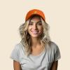imageDALIX Taco Embroidered Dad Cap Cotton Baseball Hat WomenOrange