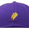 imageDALIX Taco Embroidered Dad Cap Cotton Baseball Hat WomenPurple