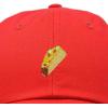imageDALIX Taco Embroidered Dad Cap Cotton Baseball Hat WomenRed
