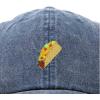 imageDALIX Taco Embroidered Dad Cap Cotton Baseball Hat WomenWashed Navy