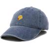 imageDALIX Taco Embroidered Dad Cap Cotton Baseball Hat WomenWashed Navy