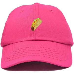 imageDALIX Taco Embroidered Dad Cap Cotton Baseball Hat WomenHot Pink