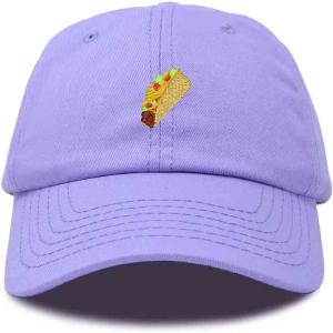 imageDALIX Taco Embroidered Dad Cap Cotton Baseball Hat WomenLavender