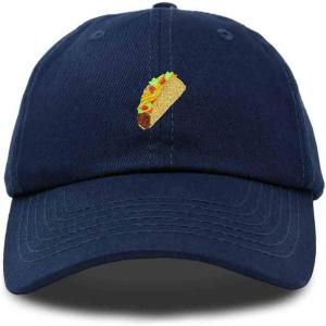 imageDALIX Taco Embroidered Dad Cap Cotton Baseball Hat WomenNavy Blue