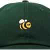 imageDALIX Bumble Bee Baseball Cap Dad Hat Embroidered Womens GirlsDark Green