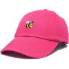 imageDALIX Bumble Bee Baseball Cap Dad Hat Embroidered Womens GirlsHot Pink