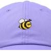 imageDALIX Bumble Bee Baseball Cap Dad Hat Embroidered Womens GirlsLavender