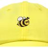 imageDALIX Bumble Bee Baseball Cap Dad Hat Embroidered Womens GirlsMinion Yellow