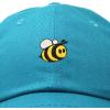 imageDALIX Bumble Bee Baseball Cap Dad Hat Embroidered Womens GirlsTeal