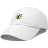 imageDALIX Bumble Bee Baseball Cap Dad Hat Embroidered Womens GirlsWhite