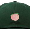 imageDALIX Peach Embroidered Dad Cap Cotton Baseball Hat WomenDark Green