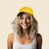 imageDALIX Peach Embroidered Dad Cap Cotton Baseball Hat WomenGold