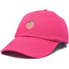 imageDALIX Peach Embroidered Dad Cap Cotton Baseball Hat WomenHot Pink
