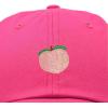 imageDALIX Peach Embroidered Dad Cap Cotton Baseball Hat WomenHot Pink