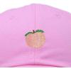 imageDALIX Peach Embroidered Dad Cap Cotton Baseball Hat WomenLight Pink