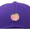 imageDALIX Peach Embroidered Dad Cap Cotton Baseball Hat WomenPurple