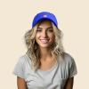 imageDALIX Peach Embroidered Dad Cap Cotton Baseball Hat WomenRoyal Blue