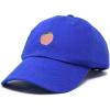 imageDALIX Peach Embroidered Dad Cap Cotton Baseball Hat WomenRoyal Blue