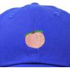 imageDALIX Peach Embroidered Dad Cap Cotton Baseball Hat WomenRoyal Blue
