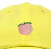 imageDALIX Peach Embroidered Dad Cap Cotton Baseball Hat WomenYellow