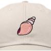 imageDALIX Seashell Cotton Dad Cap Embroidered Baseball Hat WomensBeige