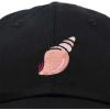 imageDALIX Seashell Cotton Dad Cap Embroidered Baseball Hat WomensBlack