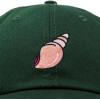 imageDALIX Seashell Cotton Dad Cap Embroidered Baseball Hat WomensDark Green