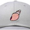 imageDALIX Seashell Cotton Dad Cap Embroidered Baseball Hat WomensGray