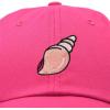 imageDALIX Seashell Cotton Dad Cap Embroidered Baseball Hat WomensHot Pink