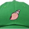 imageDALIX Seashell Cotton Dad Cap Embroidered Baseball Hat WomensKelly Green