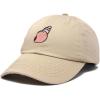 imageDALIX Seashell Cotton Dad Cap Embroidered Baseball Hat WomensKhaki