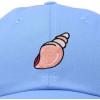 imageDALIX Seashell Cotton Dad Cap Embroidered Baseball Hat WomensLight Blue