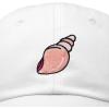 imageDALIX Seashell Cotton Dad Cap Embroidered Baseball Hat WomensWhite